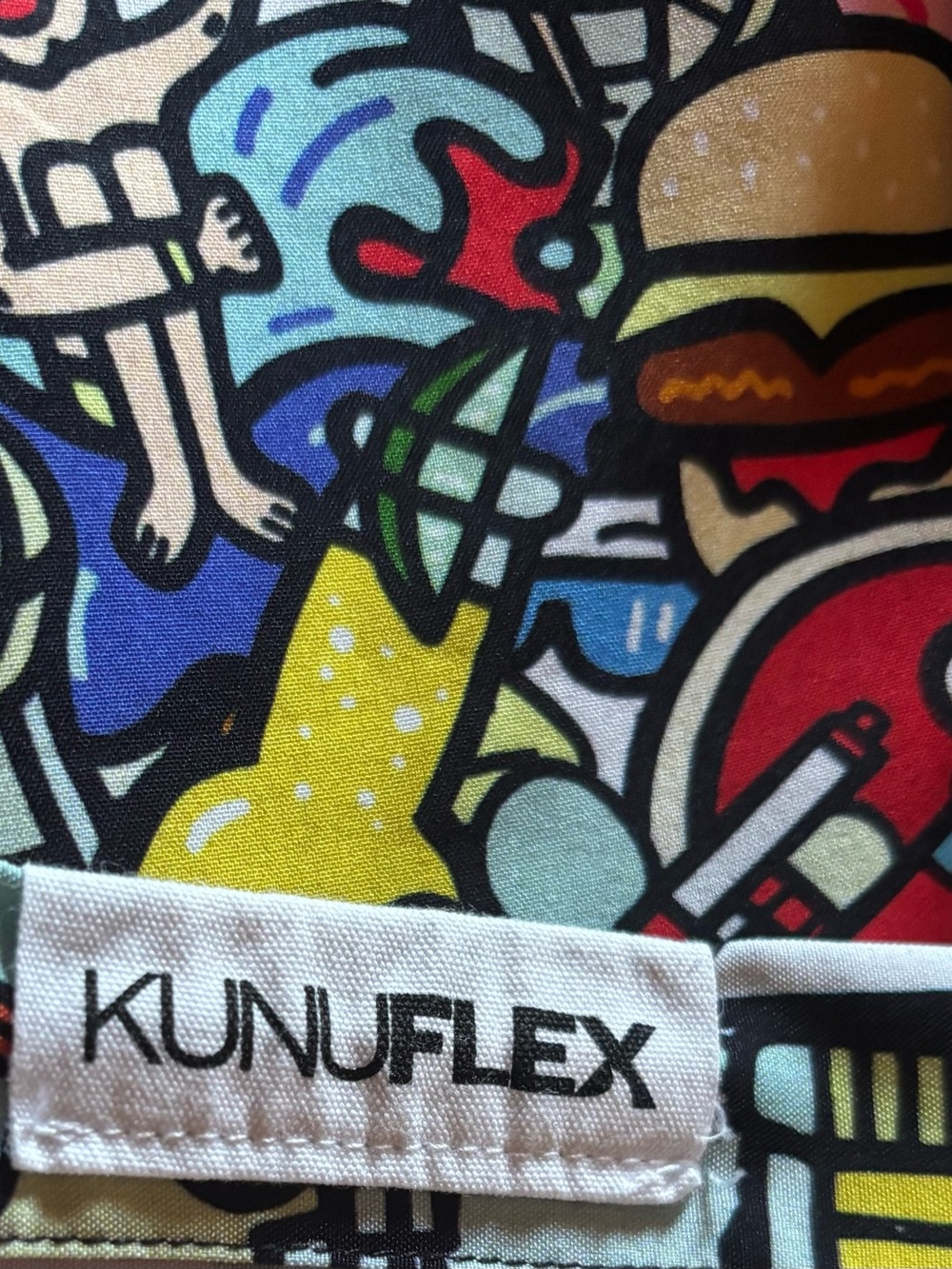 RSVLTS Men's XL "Darty in the USA" KUNUFLEX Button Down Shirt - Picture 7 of 8